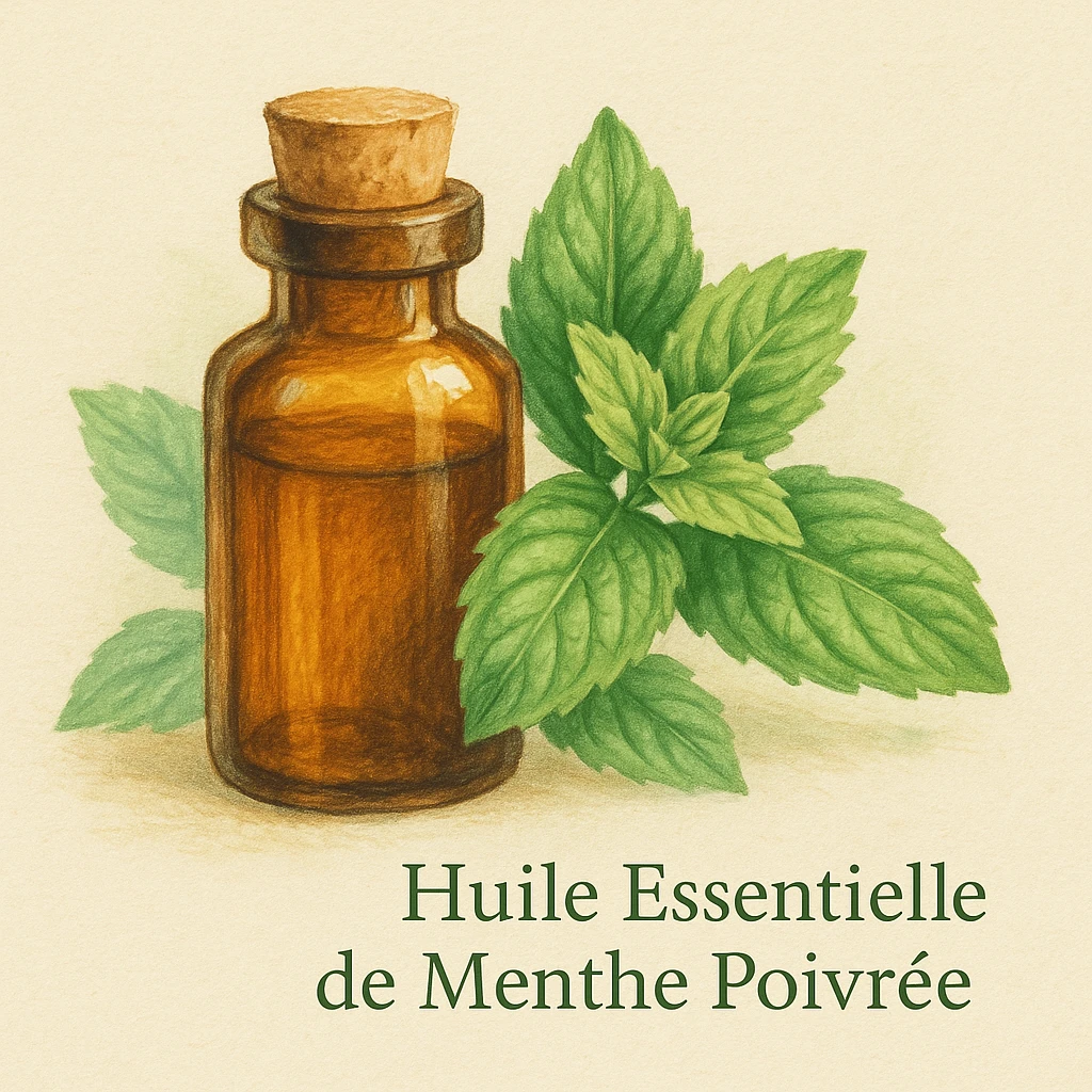 Huile essentielle de menthe poivrée